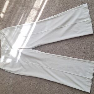 Worthington Light Beige Wide-Leg Dress Pants, Size 14